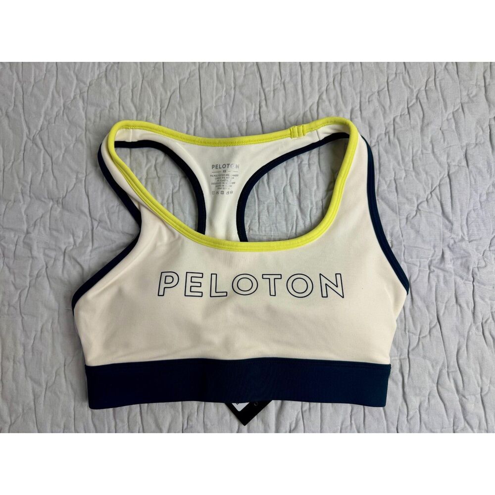 Peloton Sports Bra, Lavender & Yellow, Cadent, Running, XS, New! Retail $52